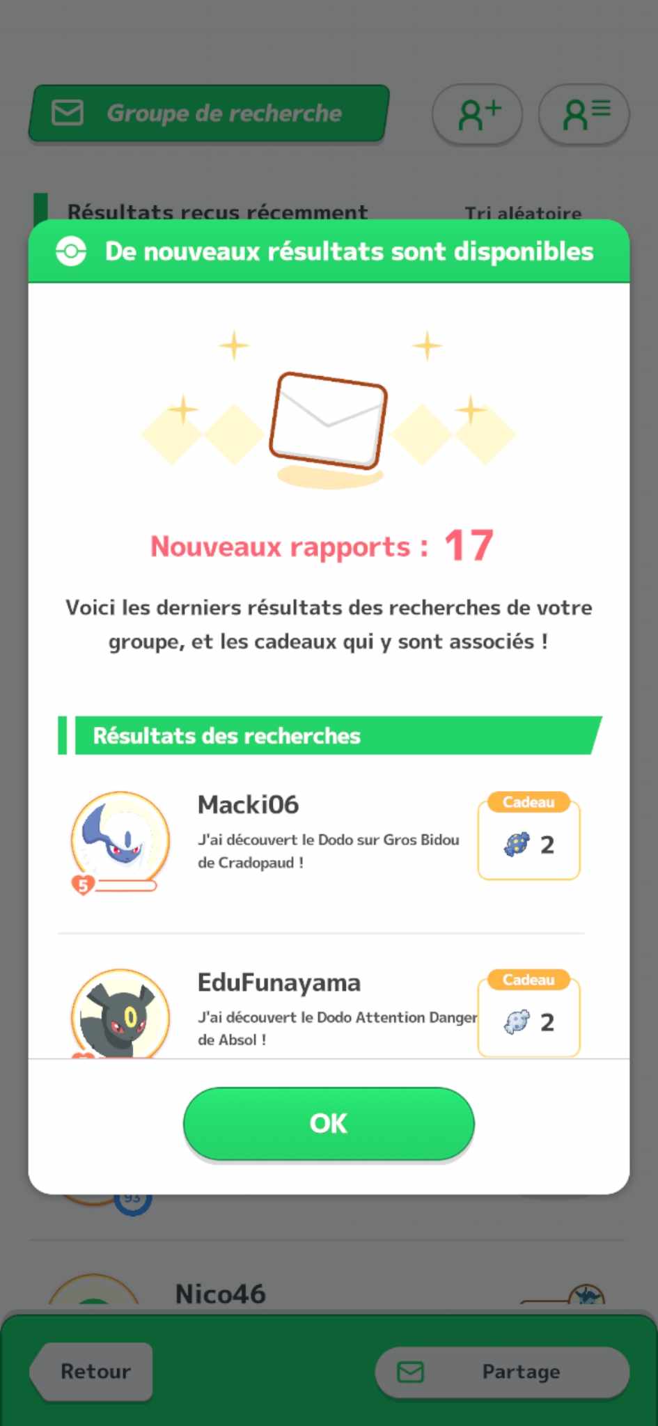 Capture d'écran numéro 1 de la question A quoi ça sert d’avoir des amis dans Pokémon Sleep ?