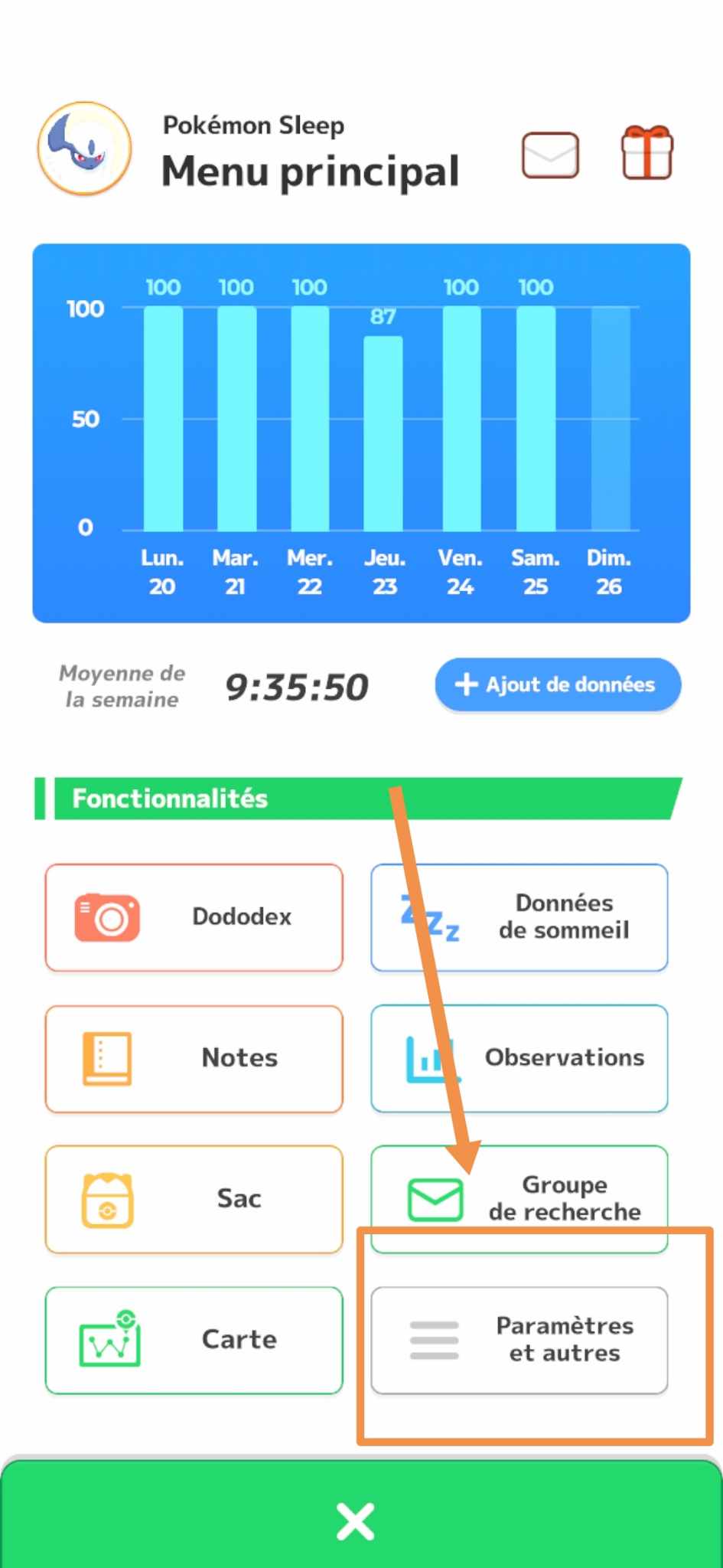 Capture d'écran numéro 1 de la question Où est le menu pour enlever le son ?